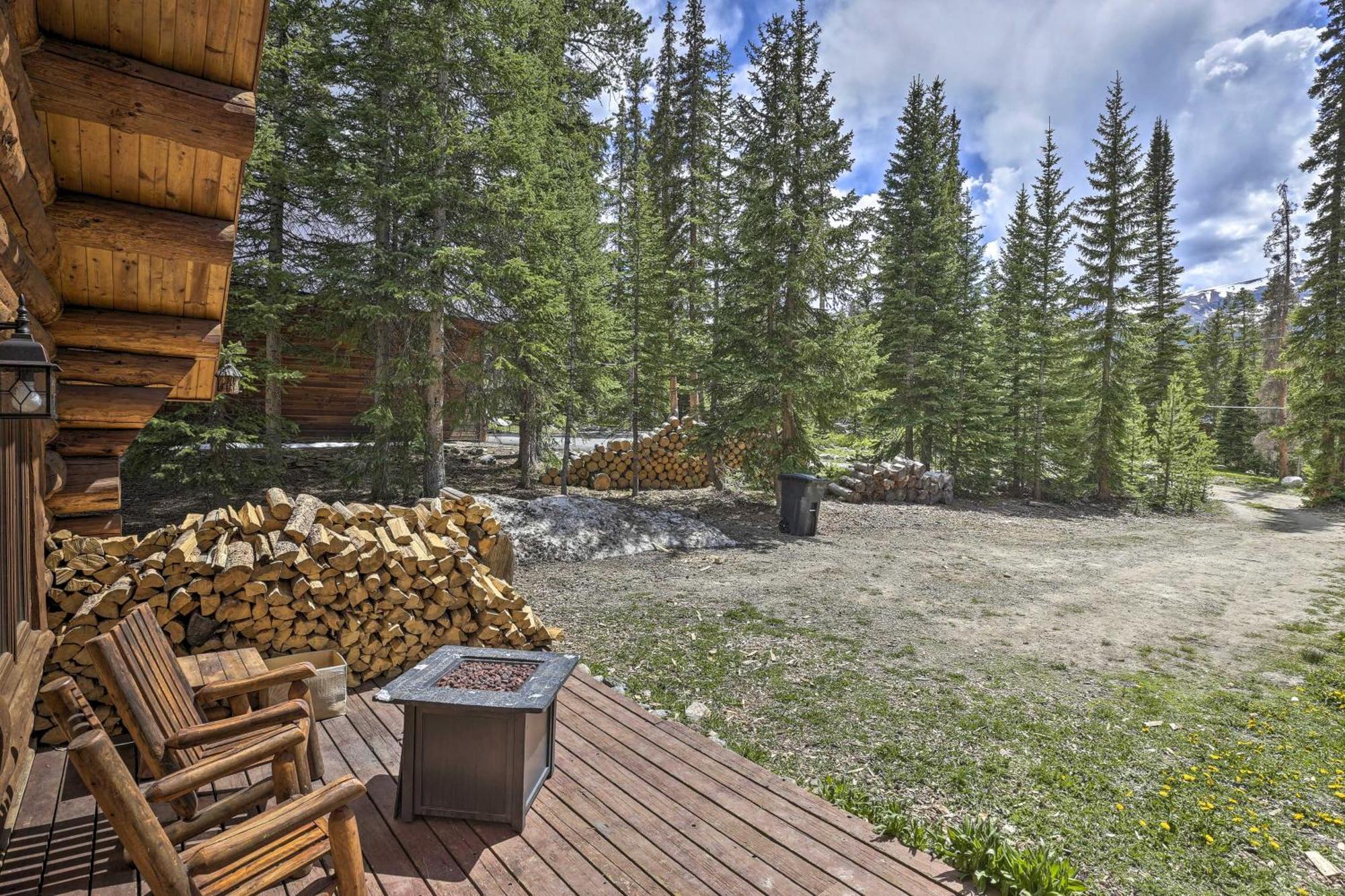 Cozy Breckenridge Cabin With Deck, 8 Mi To Gondola Exterior foto