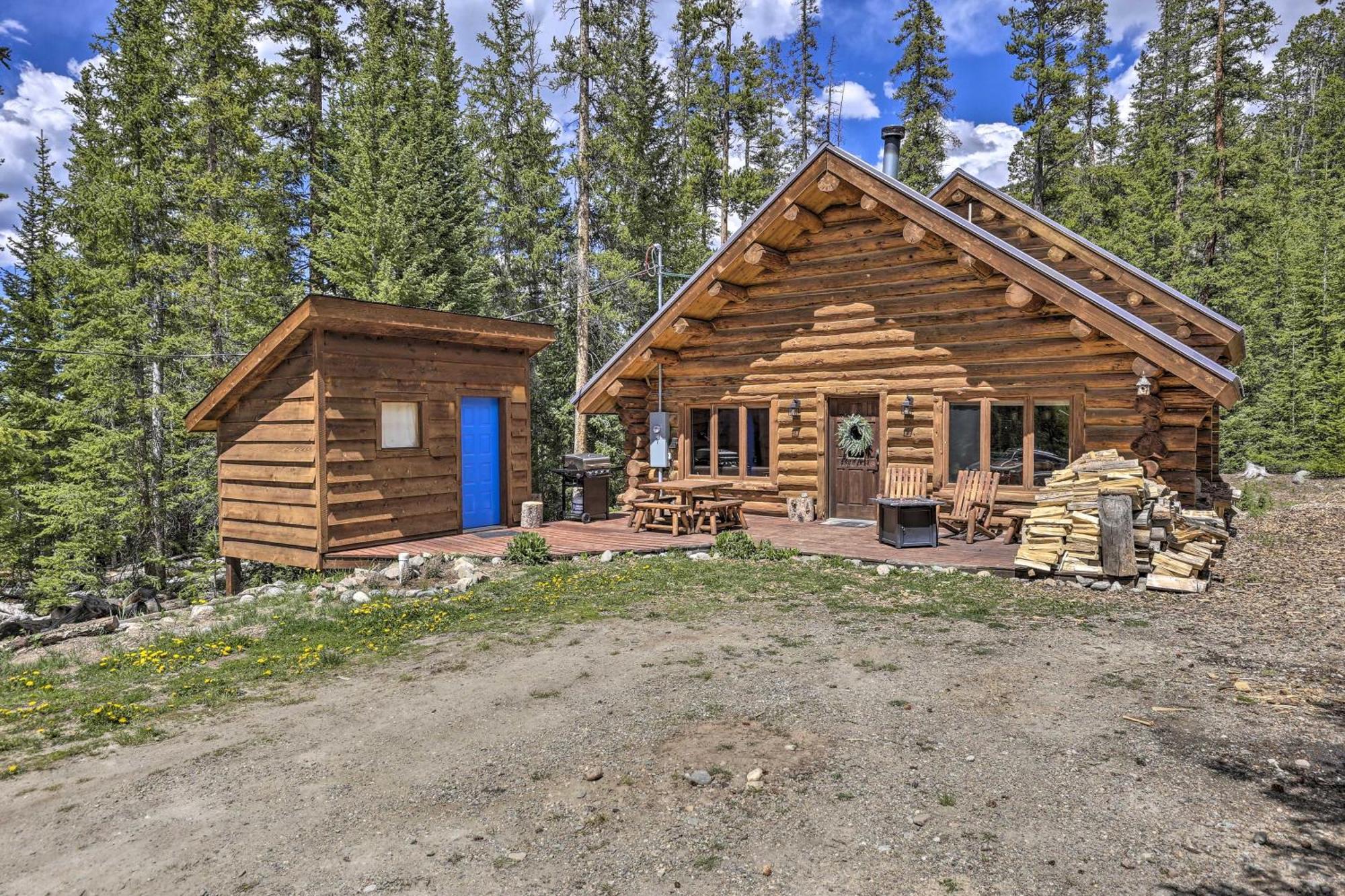 Cozy Breckenridge Cabin With Deck, 8 Mi To Gondola Exterior foto